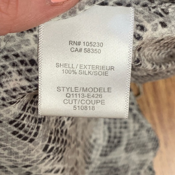 Equipment Layla Python-printed Silk Camisole XS - Picture 2 of 3